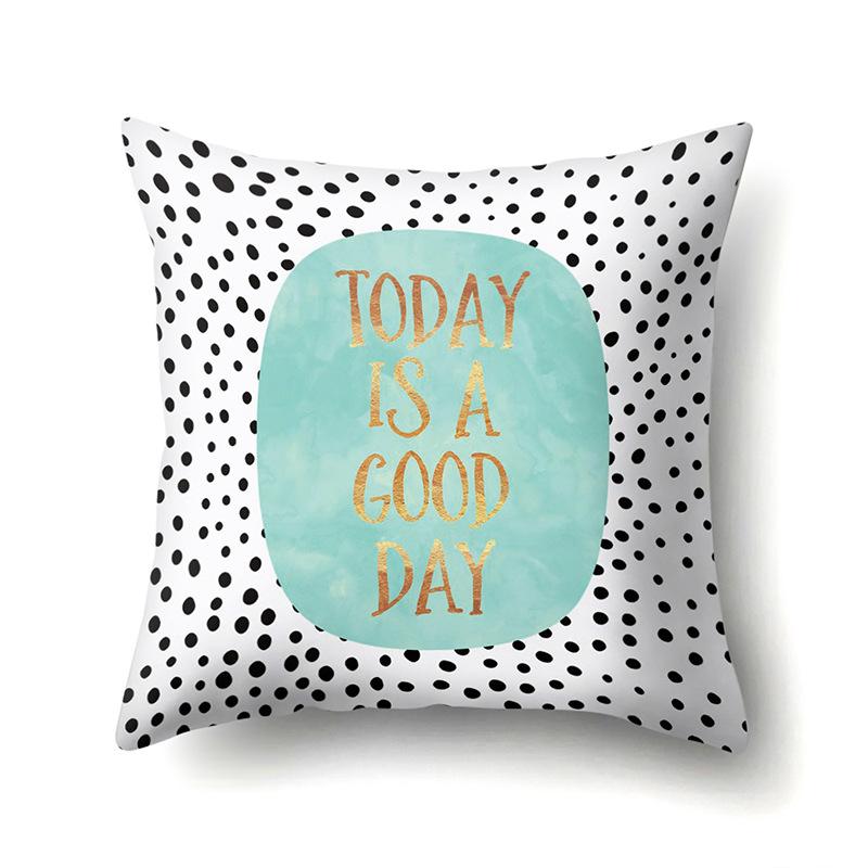 Polyester Pillowcase Automobile Decoration Home Printed Pillowcase