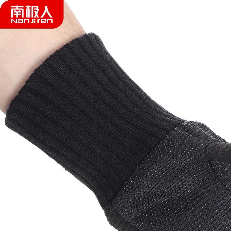 Nanjiren Men's Winter Warm Touchscreen Leather Gloves
