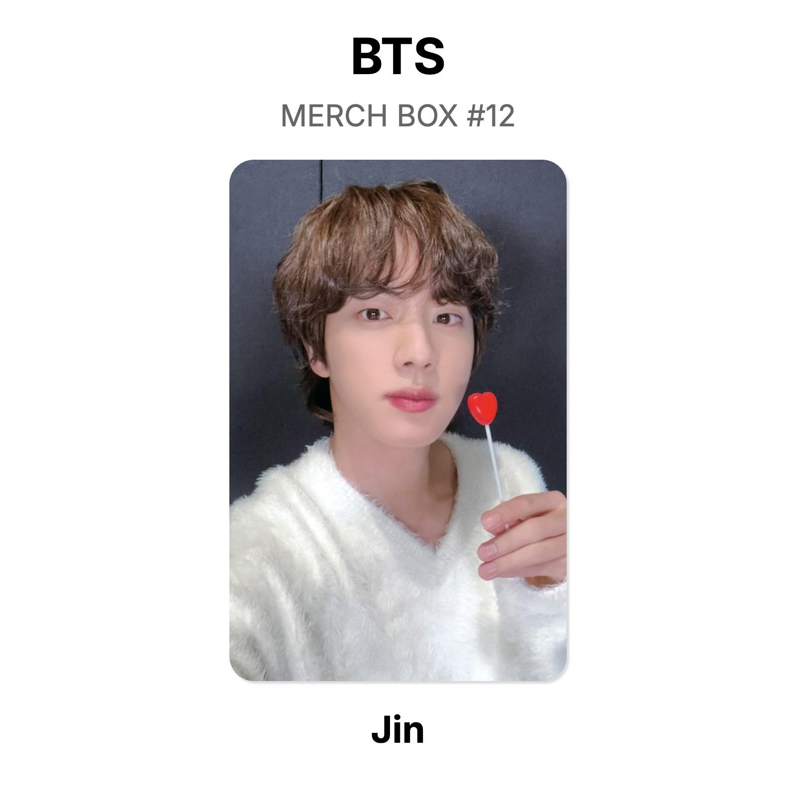 BTS Jin MERCH BOX #12 Official Photocard Jin