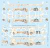 Snow Miku Train Series Snow Miku Train 2024 Version 3300 Type for Standard Set Plastic Model 1/150 No.13 1/150 (with Color) 2-car