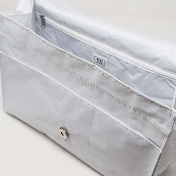 Sanya Fukuro Waterproof Bag with Water-Repellent Finish, Zutta Bag with Lettering, Water-Repellent, and Pockets, Perfect for Pilgrims