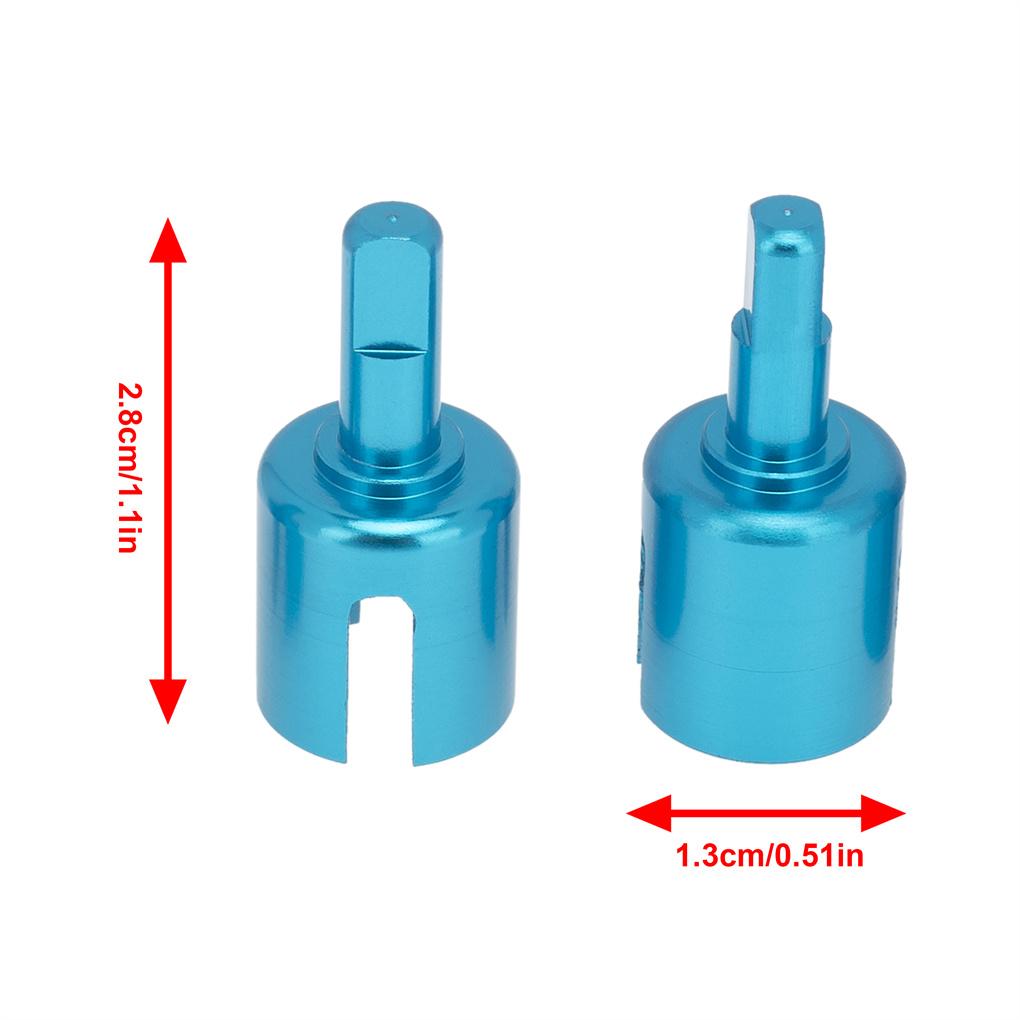 Pack of 4 1/10 RC Gear Box Cup Joint Upgrades Model Vehicle Replace Parts Replacement for TAMIYA TT-02 TT-01 TT02B