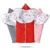 Winter Newborn Baby Warm Cartoon Knitt Swaddle Hooded Stroller Wrap Sleeping Bag