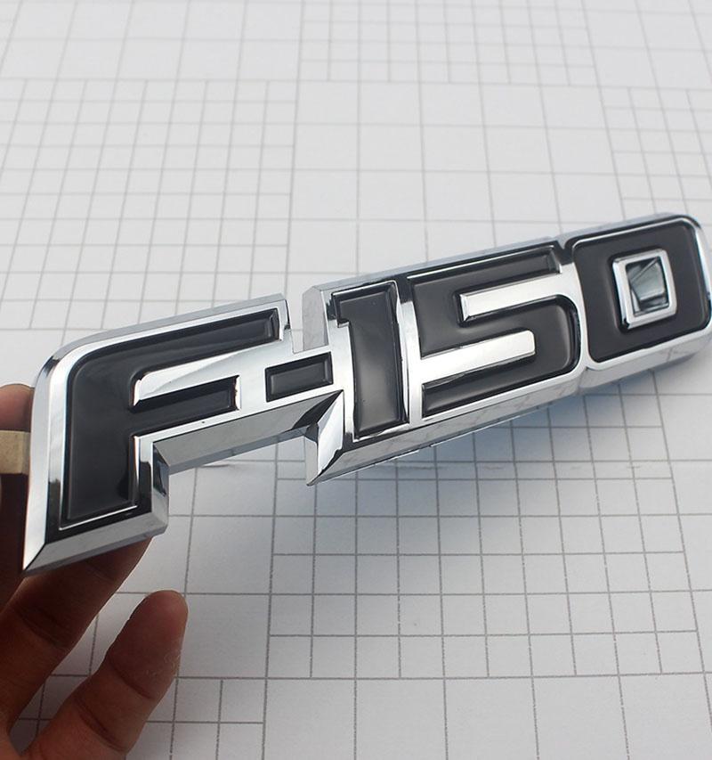 Durable Red Black 3d Raised Plastic Emblem Badge Letter For 09-14 Ford F150 Tailgate