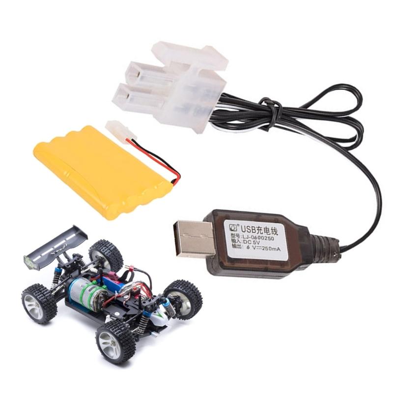 Fast Charging Cable 7.2V Battery Charger USB Powered Lightweight Travel Friendly 5557 2P Model Protections Power Cord