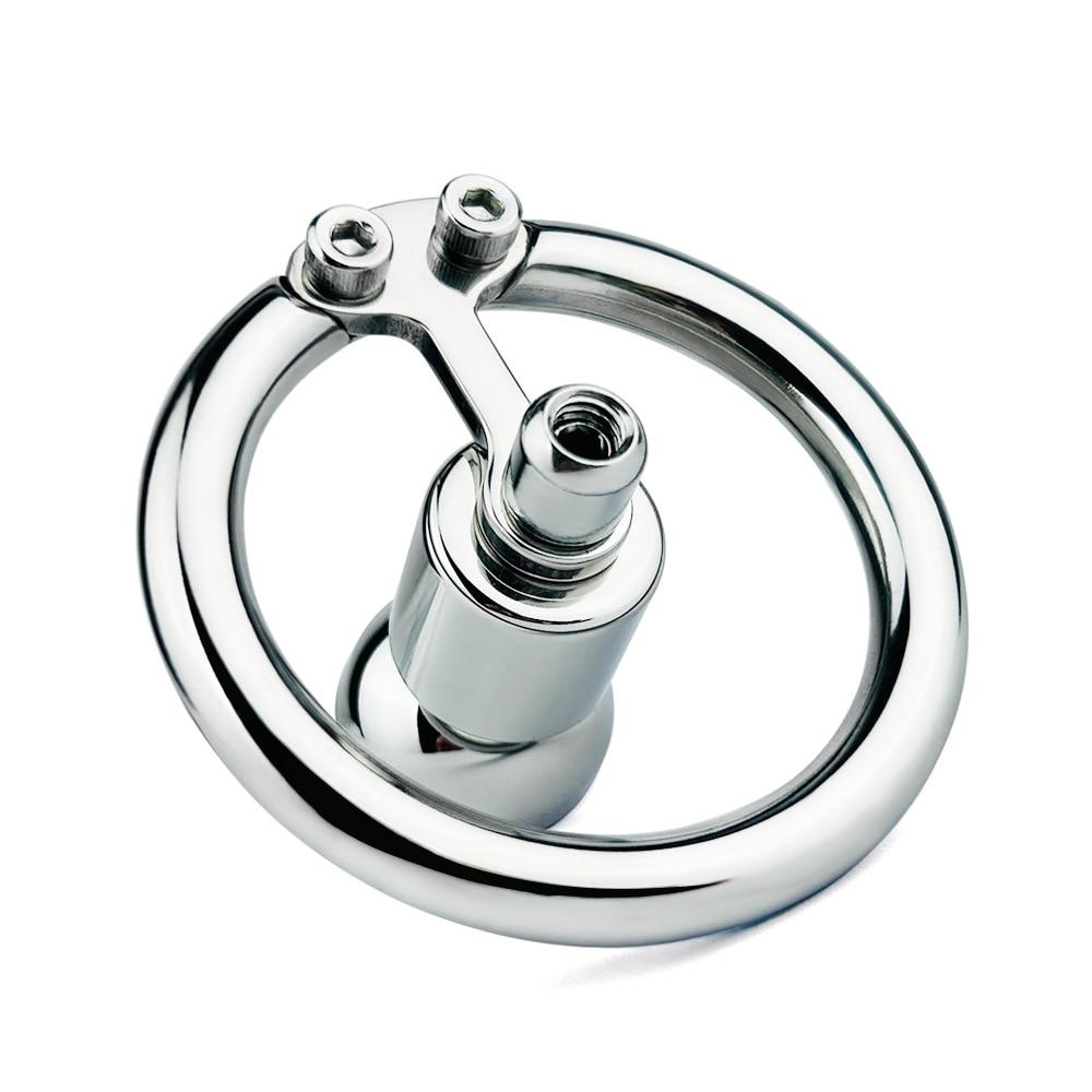 Blocare pentru penis cu vibrator din silicon moale, tavă urinară metalică, blocare CB, inel pentru penis gay, centură de castitate, cușcă pentru penis, sclav BDSM