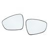 1 PC for Peugeot 408 2010 2011 2012 Left&Right Side White Heated Wing Mirror Glass Wide Angle Rearview Mirror