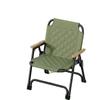 Portable Outdoor Quilted Folding Chair with Reinforced Backrest