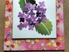 Collage Colored Paper Handmade Kit Chirimen Collage "Hydrangea"