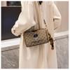 New Women's Versatile Canvas Bag - Fashionable Single Shoulder Crossbody with Cartoon Design