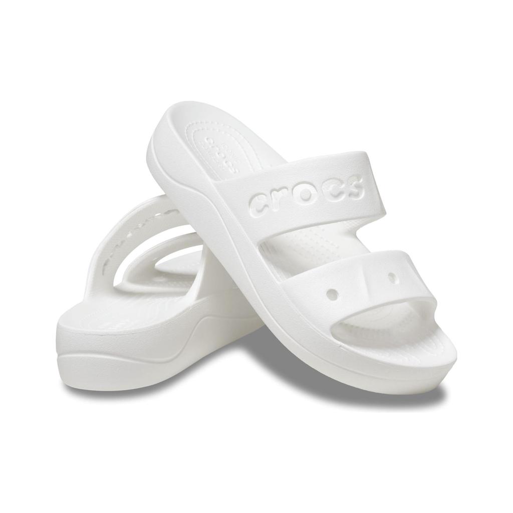 Crocs Baya Platform Sandals 'White' Women's 208188-100