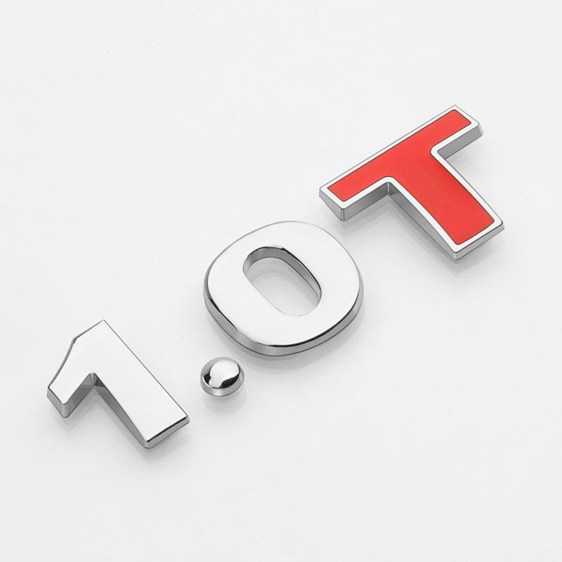 

Наклейка с указанием объема двигателя 1.4T1.8T2.0T3.0T2.0L2.4L3.0L металлическая модифицированная наклейка на автомобиль наклейка на заднюю часть автомобиля #13 чёрный