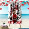 Asciugamano da Spiaggia con Stampa Arsenal Football Club, Asciugamano Grande Morbido ad Asciugatura Rapida per Spiaggia Campeggio Nuoto