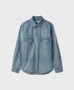 Beulaendideu Western Denim Shirt [Light Blue]