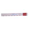 E15D Steel Easy to Operate Paint Ruler Suitable for Cars Paint Tool Black/R-ed