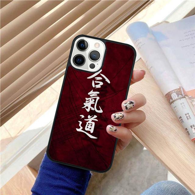Japan Martial Aikido Coque Shell For iPhone 17 Air 15 16 14 13 12 Pro Max 11 Pro Max Plus Phone Case Cover