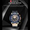 CURREN Watch for Men Top Brand Watches Leather Strap Wristwatch Fashion Chronograph Sport Quartz Clock Male Gift