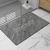 Diatom Printing Bathroom Thickening Mat Bath Non-slip Carpets In Wash Basin Bathtub Side Floor Rug Shower Room Doormat Memory Foam 3D Pad