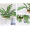 1Pcs Realistic Plastic Palm Leaves Simulation Green Plant Decor for Wedding Photography Home Office Rustic Decor Plant Photo