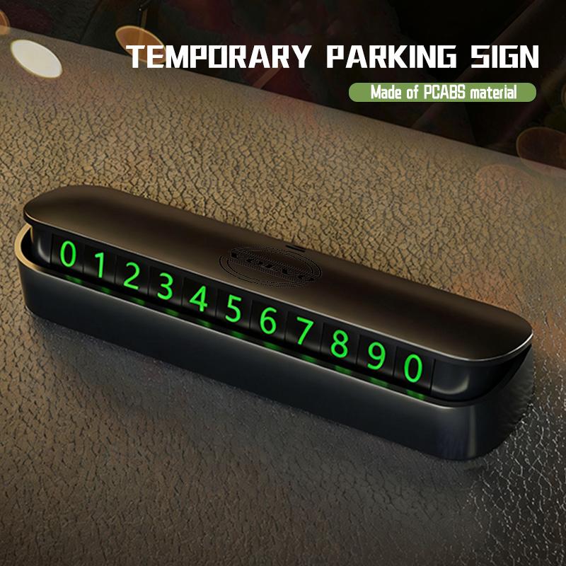 For Volvo Car Temporary Parking Phone Number Digital Moving Number Plate V60 V50 V40 S80 S60 S90 C40 XC40 V70 XC70 XC60 XC90