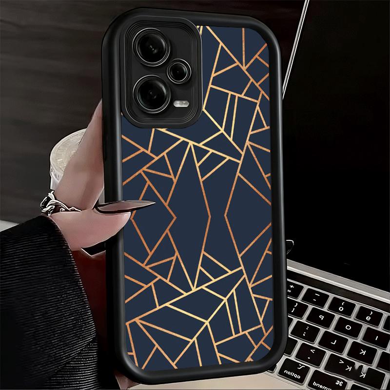 

Geometric Marble Pattern Soft Phone Case for Xiaomi Redmi Note 15 14 13 12 11 Pro Plus 10S 11S 4G 11T 5G Shell Silicone Funda Redmi Note 15 4G