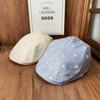 Niche design sense embroidery hot diamond painter hat women's retro forward hat temperament fashion hat daily wear newsboy hat