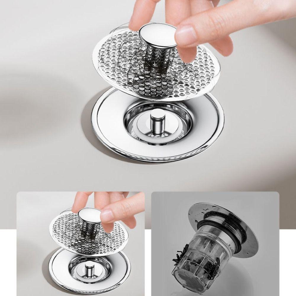 Bounce Core Wash Basin Drain Filter Rapid Drainage Sink Drain Plug Bathroom Sink Stopper  Bathtub