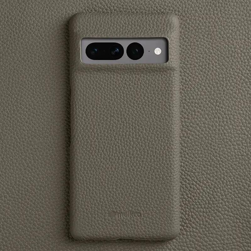 

Melkco Vintage Genuine Leather Case For Google Pixel 10 Pro XL Pixel 9 Pro 8 7 Business Handmade Cowhide Skin Mobile Phone Cover For Google7 серый