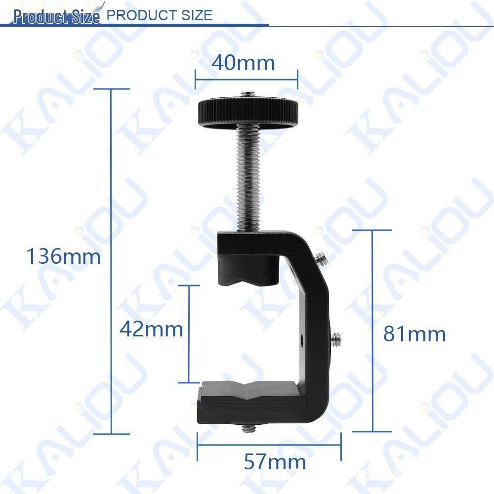 Universal Magic Arm Bracket with Ball Head & Clamp for Camera, Monitor, and Projector