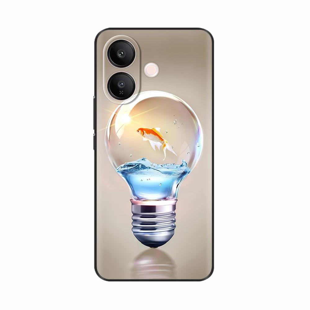 For Vivo V60 Lite Case Case Sweet Love Heart Flower Soft Silicone TPU Cover For Vivo V60 Lite 4G 5G Phone Cases Protective Coque