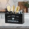Cooking Spatulas Organizer Tools Storage Spoon Fork Drying Rack Retro Farmhouse Kitchen