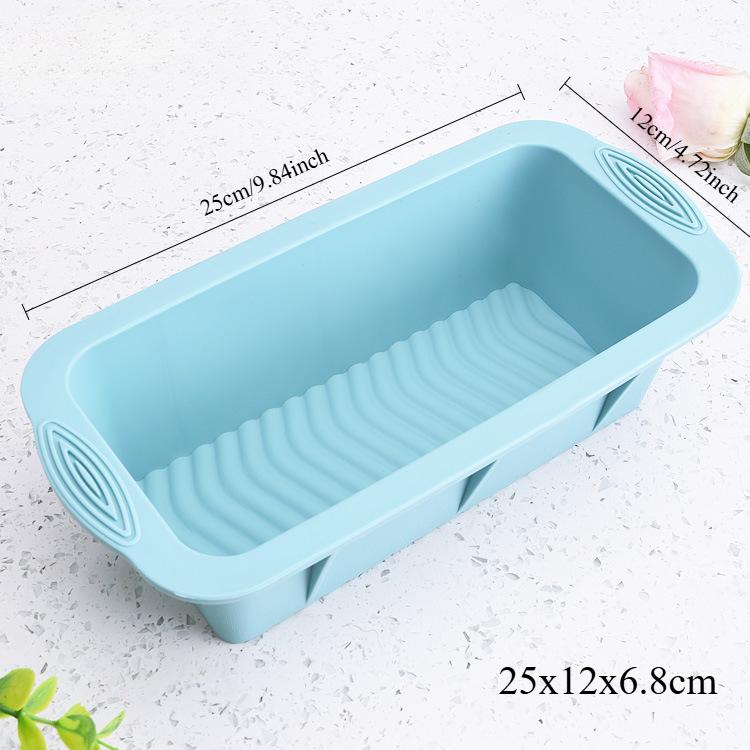 3D Silicone Bread Loaf Pan Non-Stick Rectangular Baking Mold, Oven Safe Reusable Cake Pan for Homemade Bread Cake Easy Release
