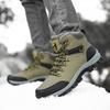 Men's Plush Hiking Shoes Waterproof PU Leather Outdoor Sneakers Male Non-slip Casual Sports Shoes Winter Warm Cotton Shoes