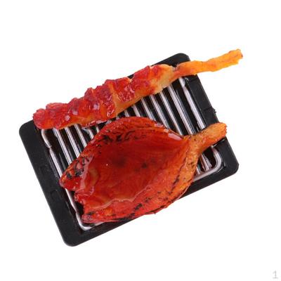 1:6 Domków dla lalek Miniaturowe akcesoria ogrodowe na zewnątrz Grill Kebaby