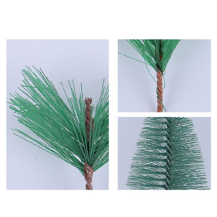 Künstlicher Kiefernnadelzweig Weihnachten Künstliches Grün Kiefernzweig Blatt