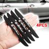 Lpdv10 4PCS RUBBER Car Bumper Anti-collision Strips Door Protector Sticker For Alfa Romeo Stelvio Sportiva 147 Styling Auto Accessorie