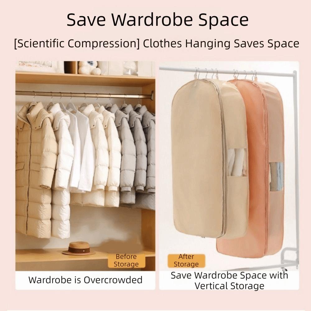 Dust-proof Hanging Compression Bag Protective Clothing Compression Bag  Closet Storage