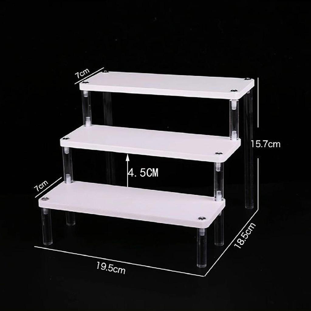 Natural Wood Showcase Shelf for Beauty Essentials and Sweets