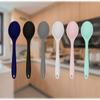 Silicone Cake Kitchen Utensils Dessert Stirring Spoon Dinnerware Flatware Soup Spoon
