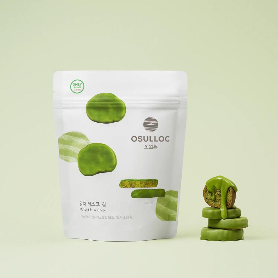 OSULLOC Matcha Rusk Chip 70g*3bag