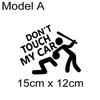 Car Sticker Dont Touch My Car Decor Decal Vinyl Cover Creative Funny Auto Exterior Decoration Motor Door Side Window Accessories