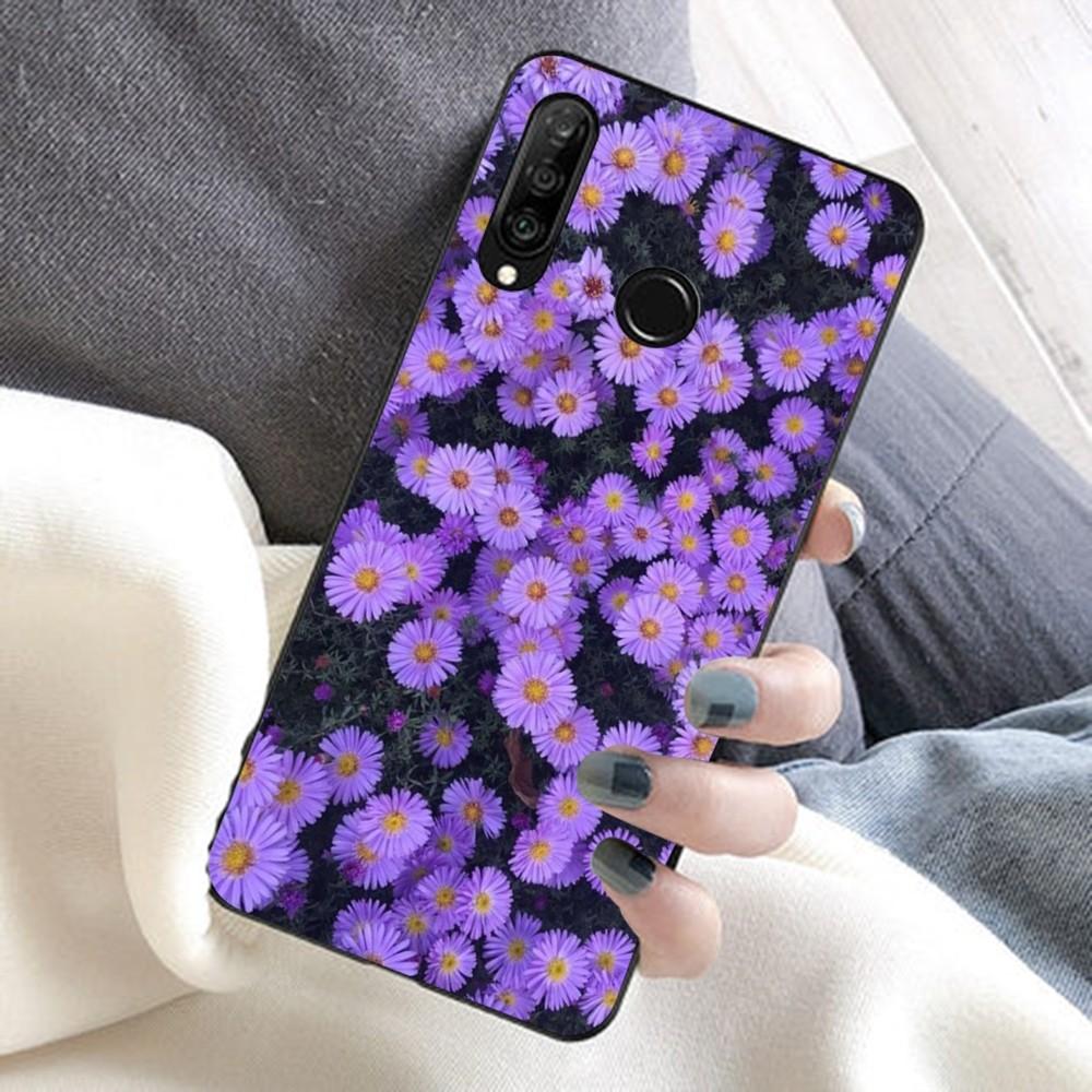 Infinity On Purple Flower Phone Case For Huawei Honor 10 Lite 9 20 7A Pro 9X Pro 30 Pro 50 Pro 60 Pro 70 Pro Plus