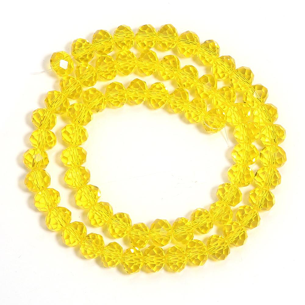 55-108pcs/lot 3/4/6/8/10mm Colorful Faceted Crystal Glass Beads Abacus Beads Loose Spacer Beads For Jewelry Making Accessories