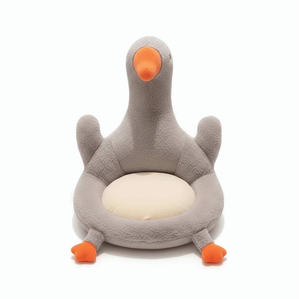 Integrated Backrest Plush Cushion Thickened Seat Pad Cartoon Chair Cushion  Home