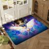 Cartoon Anime Girl Sailors Moons Floor Mat Soft Thickened Absorbent Non-Slip Bedroom Living Room Door Mat Home Flannel Rugs