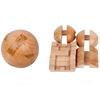 Wooden puzzle balls home decorations for Halloween Christmas and Thanksgiving gifts cultivating problem-solving skills