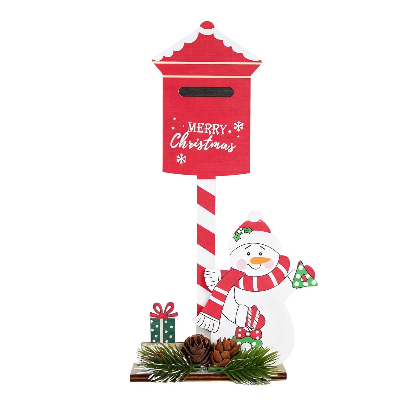 

Christmas Desktop Decoration Set, Japanese Party Decoration Props, Wooden Crafts One Size