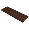 Roof Panels 12 Pcs Galvanized Steel Brown