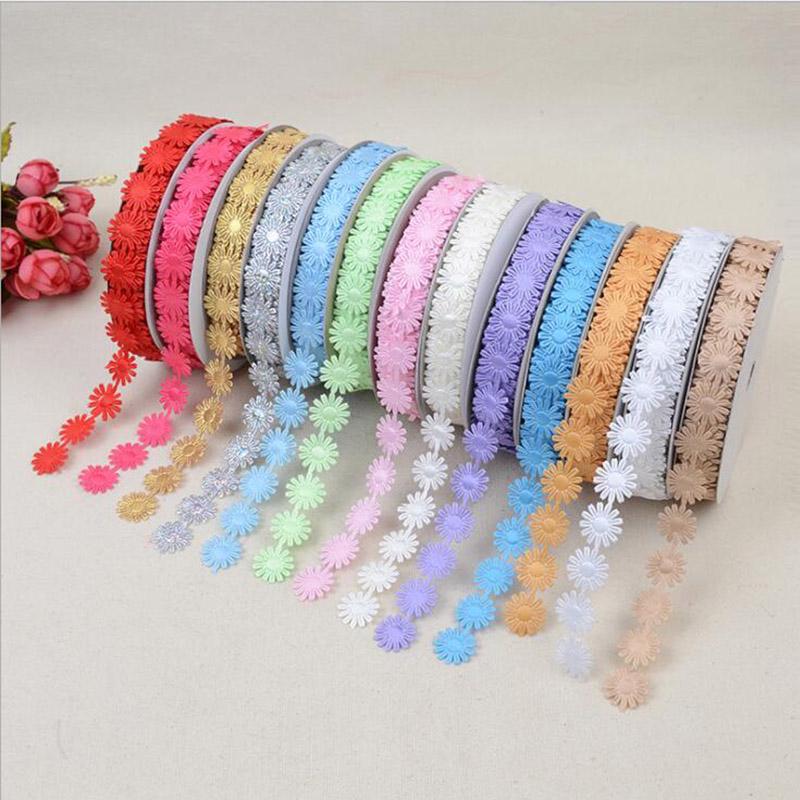 Buy 1Roll 20 Yard Embroidered Lace Ribbons 2.5cm Width Lace bing for