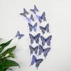 12Pcs 3D Hollow Colorful Butterfly Wall Stickers For Wedding Decoration Bedroom Children's Room Wall Art Kids Room Living Room